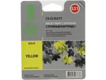 Картридж Cactus CS-CLI521Y для Canon PIXMA MP540/550/620/630/640/980/990, MX860, PIXMA iP3600/4600/4700