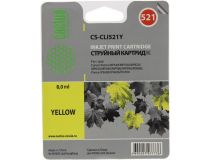 Картридж Cactus CS-CLI521Y для Canon PIXMA MP540/550/620/630/640/980/990, MX860, PIXMA iP3600/4600/4700
