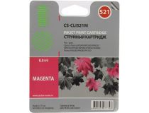 Картридж Cactus CS-CLI521M для Canon PIXMA MP540/550/620/630/640/980/990, MX860, PIXMA iP3600/4600/4700
