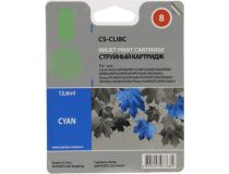Картридж Cactus CS-CLI8C для Canon PIXMA MP500/510/520/530/600/800/810/830/970, MX700/850, iP3300/3500/4200