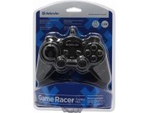 Геймпад Defender Game Racer Turbo (12кн,8поз.перекл.,2 мини-джойстика, USB, PC&PS) 64251 