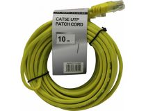 Patch Cord UTP кат.5e 10м, жёлтый