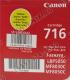 Картридж Canon 716 Yellow для LBP-5050, MF8030C, MF8050C