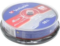 BD-RE Disc Verbatim 25Gb 2x  уп.10 шт на шпинделе 43694 