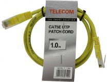 Patch Cord UTP кат.5e 1м, жёлтый