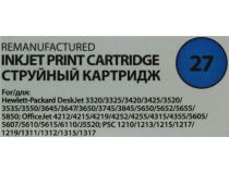 Картридж Cactus CS-C8727 (№27) Black для HP D3320/3325/3420/3425/3520/3535/3550/3645(восстановлен из б/у)