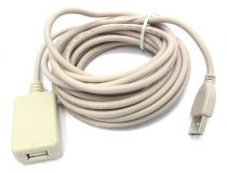 Кабель удлинительный активный USB 2.0 A-- A 5м