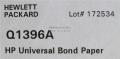 HP Q1396A InkJet Bond Paper рулонная бумага 24  A1+ (610мм x 45.7м)