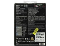 TRANSCEND StoreJet 25H3 TS1TSJ25H3P USB3.0 Portable 2.5 HDD 1Tb EXT (RTL)