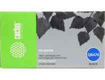 Картридж Cactus CS-Q6470A Black для HP LJ CP3505/3600/3800