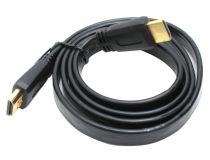 Кабель HDMI to HDMI (19M -19M), 1м, плоский