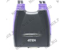 ATEN CS64U 4-port USB KVM Switch (клавиатура USB+мышь USB+VGA15pin+Audio, кабели несъемные)
