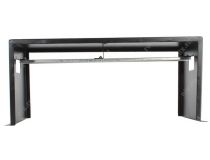 NT PANEL ASSEMBLY 4U B Панель монтажная 19 с DIN-рейкой, чёрная глубина 200 мм