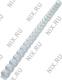 Fellowes 53466 Пластмассовые гребёнки для переплёта (White, d=14мм, уп. 100 шт)