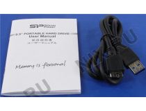 Silicon Power SP010TBPHDD05S3T Diamond D05 Black USB3.0 Portable 2.5  HDD 1Tb EXT (RTL)