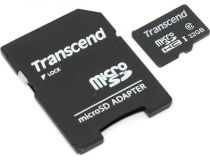 Transcend TS32GUSDHC10 microSDHC 32Gb Class10 + microSD-- SD Adapter