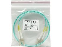 Patch cord ВО, LC-LC, Duplex, MM 50/125 OM3 1м