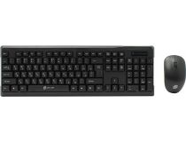 OKLICK Wireless Keyboard & Optical Mouse 230M (Кл-ра Ergo, М/Мед, USB,FM+Мышь 3кн, Roll, USB, FM) 412900 