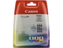 Canon CLI-8 ChromaLife Pack 0621B029AA  набор чернильниц CLI-8 C/M/Y