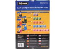 Fellowes 54018 Пакеты для ламинирования (A4, Gloss, 250мкм, уп.100шт)