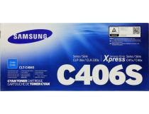 Тонер-картридж Samsung CLT-C406S Cyan для Samsung CLX-3300/3305, CLP-360/365