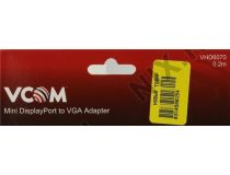 VCOM VHD6070 Кабель-адаптер Mini DisplayPort (M) -- VGA (15F) (0.15 м)