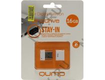 Qumo Nanodrive QM16GUD-NANO-W USB2.0 Flash Drive 16Gb (RTL)