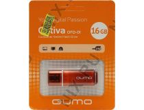 Qumo Optiva QM16GUD-OP1-Red USB2.0 Flash Drive 16Gb (RTL)