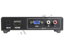VCOM DD491 VGA to HDMI Converter (VGA(15F)+2xRCA-- HDMI 19F) + б.п.