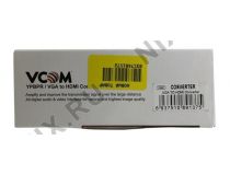 VCOM DD491 VGA to HDMI Converter (VGA(15F)+2xRCA-- HDMI 19F) + б.п.