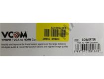 VCOM DD491 VGA to HDMI Converter (VGA(15F)+2xRCA-- HDMI 19F) + б.п.