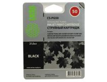 Картридж Cactus CS-PG50 Black для Canon PIXMA MP150/160/170/180/450/460,IP2200,MX300/3100(восстановлен из б/у)