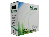 Кабель UTP 4 пары кат.5e бухта 100м  AOpen  ANC5141 