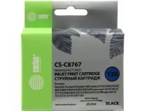 Картридж Cactus CS-C8767 (№130) Black для HP 460/5743/5973/6543/6623/6843 (восстановлен из б/у)