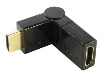 5bites HH1004G Переходник HDMI 19F - HDMI 19M поворотный в двух плоскостях