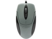 CBR Silent Optical Mouse CM302 Gray  (RTL) USB 3but+Roll