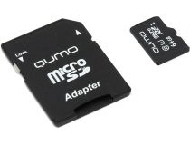 Qumo QM64GMICSDXC10U1 microSDXC 64Gb UHS-I U1 + microSD-- SD Adapter