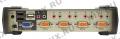 ATEN CS1734B 4-Port USB2.0 KVMP Switch w/OSD (клавиатураUSBилиPS/2+мышьUSBилиPS/2+VGA15pin+Audio+Mic)(+4 кабеля)