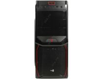 Miditower Aerocool V3X (Devil) Red Edition Black ATX 500W (24+2x4+6пин)