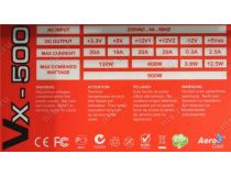 Miditower Aerocool V3X (Devil) Red Edition Black ATX 500W (24+2x4+6пин)