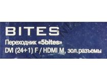 5bites DH1807G Переходник DVI-D 25F --  HDMI 19M