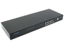 D-Link DKVM-IP8 1U 8-port IP KVM Switch (клавиатура USB+мышь USB+VGA 15pin+LAN, 2 кабеля)