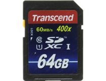 Transcend TS64GSDU1 SDXC Memory Card 64Gb UHS-I Class10