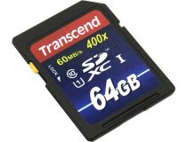 Transcend TS64GSDU1 SDXC Memory Card 64Gb UHS-I Class10