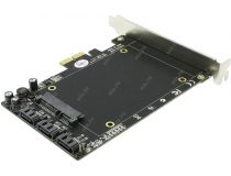 STLab A-550 (RTL) PCI-Ex2, SATA 6Gb/s, 3port-int, 1port-int for SSD 2.5 , RAID, Hyper Duo