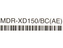 Наушники SONY MDR-XD150 Black (шнур 2м)
