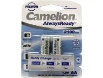 Аккумулятор Camelion NH-AA2100-2 AlwaysReady (1.2V, 2100mAh) NiMH, Size AA  уп. 2 шт 