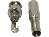 Orient C667 Коннектор BNC M метал. колпачок с пружиной (упаковка 2шт)