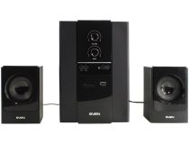 Колонки SVEN MS-1820 Black (2x11W +Subwoofer 18W, ПДУ, FM tuner, USB,SD)