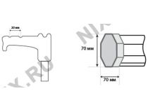 Экран на треноге Lumien Eco View LEV-100105  (160x160см, Matte White)